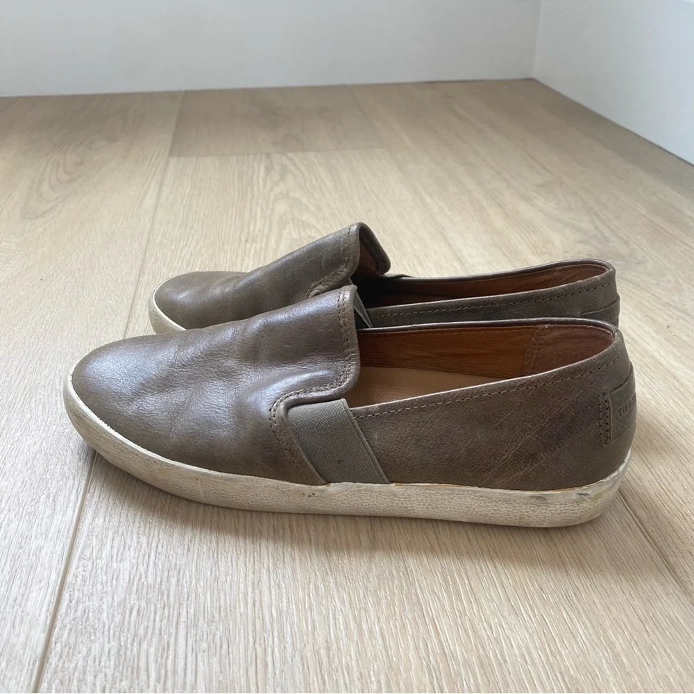 Frye Ash Brown Leather Slip On Shoe